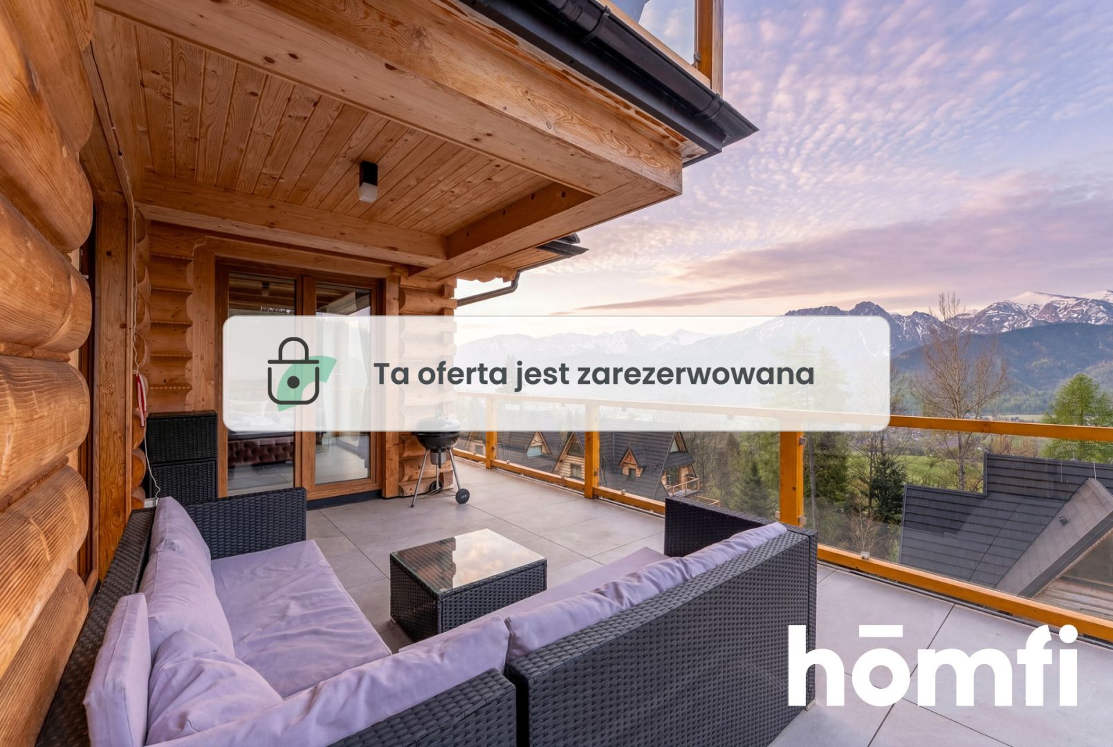 Panoramic view of the Tatra Mountains | Luxury apartment 63 m² - Apartment - Sale - Tatrzański, Kościelisko