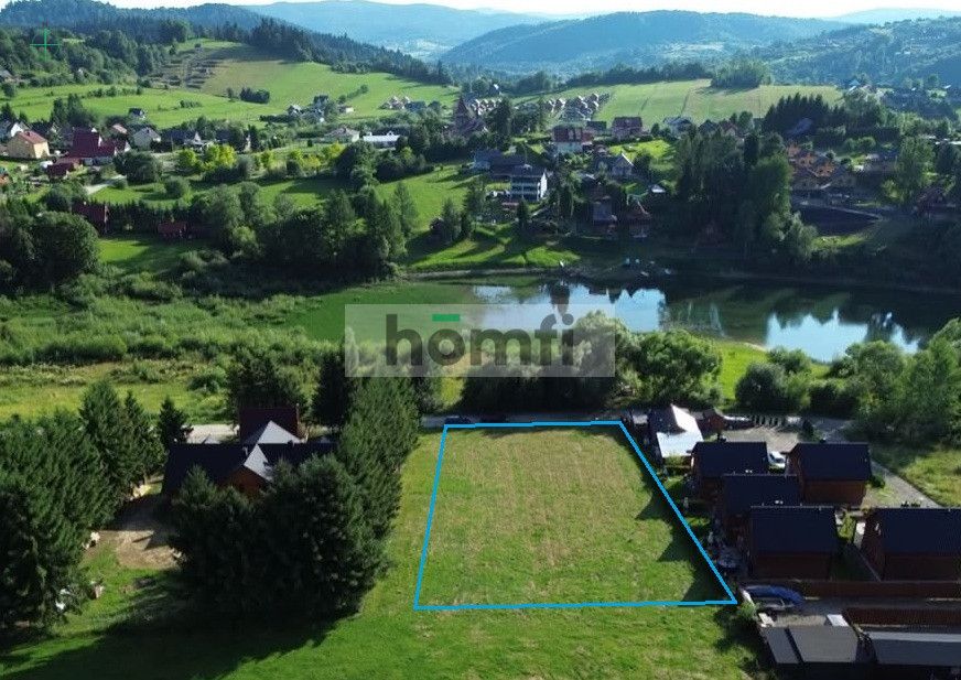 INVESTMENT DIAMOND IN SOLINA - 16.46 ares plot with development plan for 3 cottages | 20 m from the beach - Plot - Sale - Leski, Solina / Zawóz