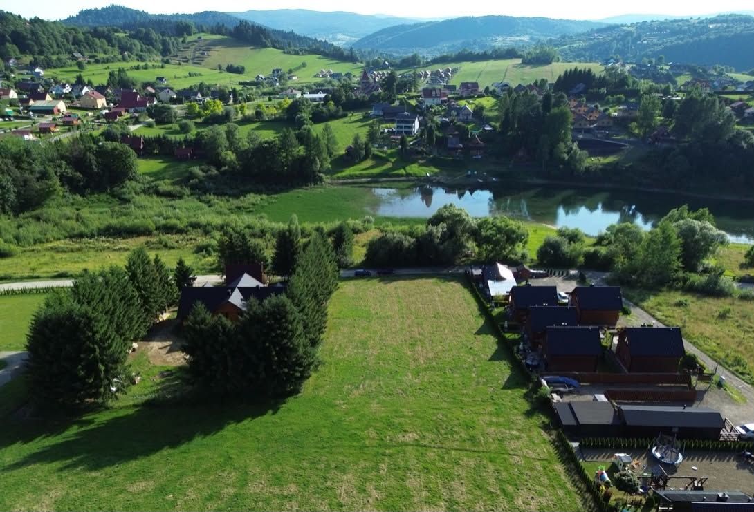 INVESTMENT DIAMOND IN SOLINA - 16.46 ares plot with development plan for 3 cottages | 20 m from the beach - Ділянка - Продаж - Leski, Solina / Zawóz