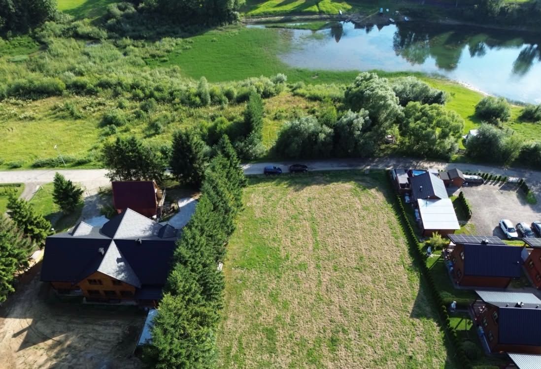 INVESTMENT DIAMOND IN SOLINA - 16.46 ares plot with development plan for 3 cottages | 20 m from the beach - Ділянка - Продаж - Leski, Solina / Zawóz