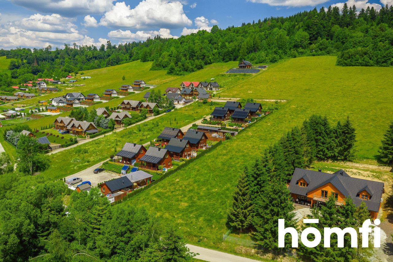 INVESTMENT DIAMOND IN SOLINA - 16.46 ares plot with development plan for 3 cottages | 20 m from the beach - Plot - Sale - Leski, Solina / Zawóz
