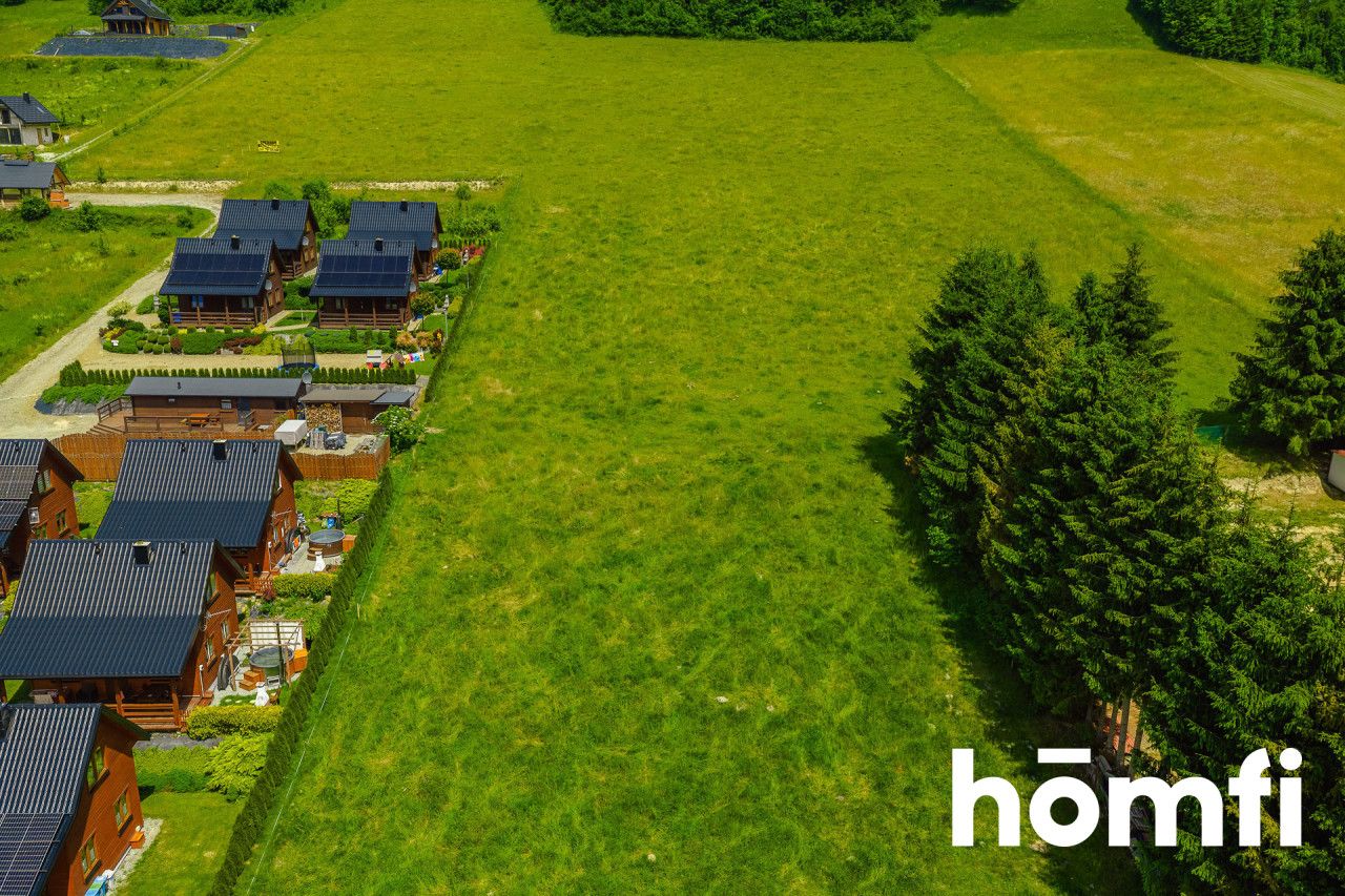 INVESTMENT DIAMOND IN SOLINA - 16.46 ares plot with development plan for 3 cottages | 20 m from the beach - Plot - Sale - Leski, Solina / Zawóz