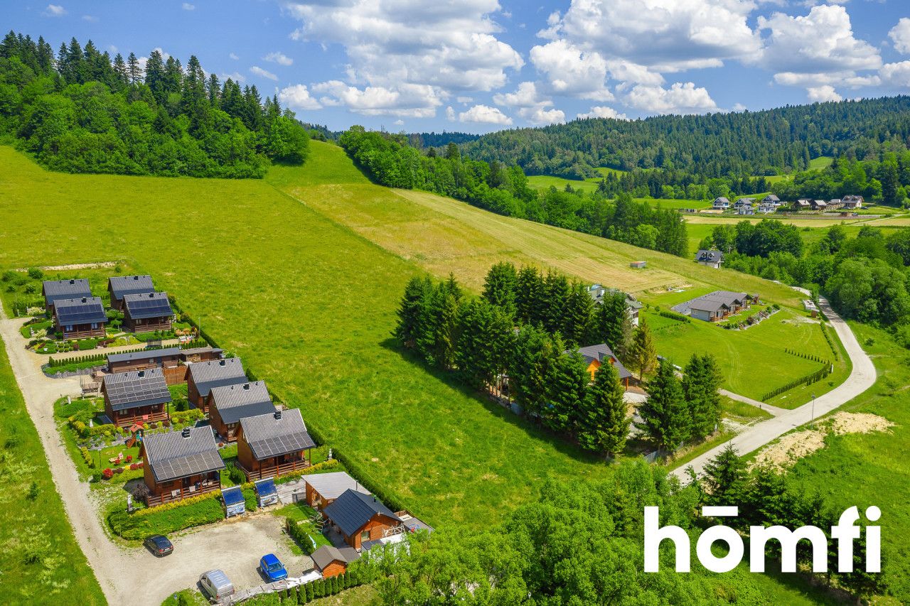INVESTMENT DIAMOND IN SOLINA - 16.46 ares plot with development plan for 3 cottages | 20 m from the beach - Plot - Sale - Leski, Solina / Zawóz