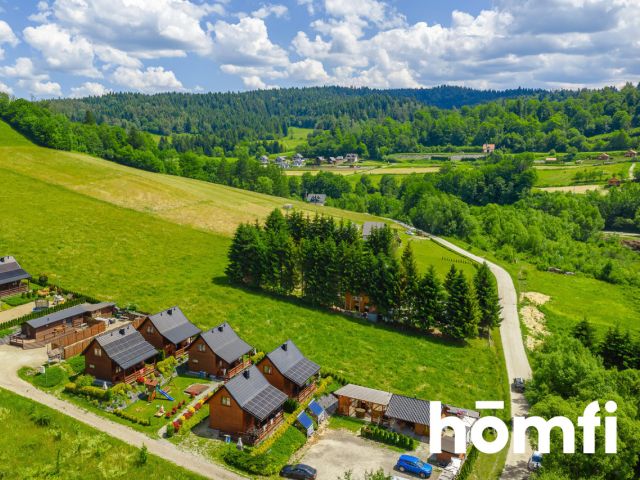 INVESTMENT DIAMOND IN SOLINA - 16.46 ares plot with development plan for 3 cottages | 20 m from the beach - Plot - Sale - Leski, Solina / Zawóz