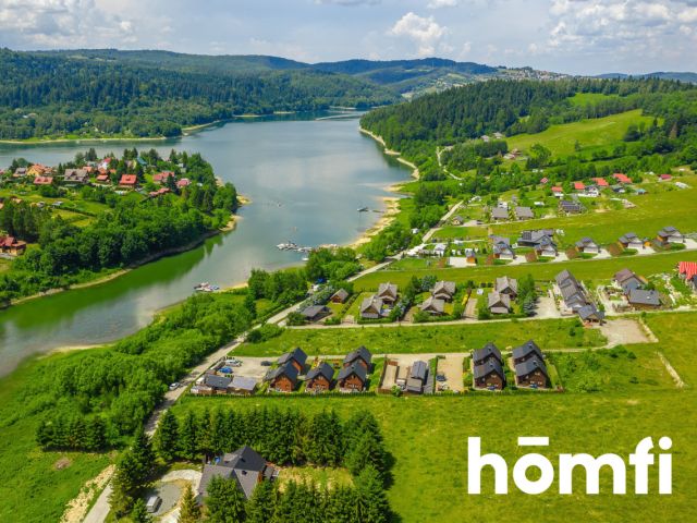 INVESTMENT DIAMOND IN SOLINA - 16.46 ares plot with development plan for 3 cottages | 20 m from the beach - Plot - Sale - Leski, Solina / Zawóz