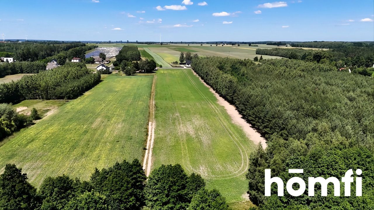 1.66 ha plot with zoning for 8 houses and a commercial building – Jedlanka Stara, Iłża Commune - Plot - Sale - Radomski, Iłża / Jedlanka Stara
