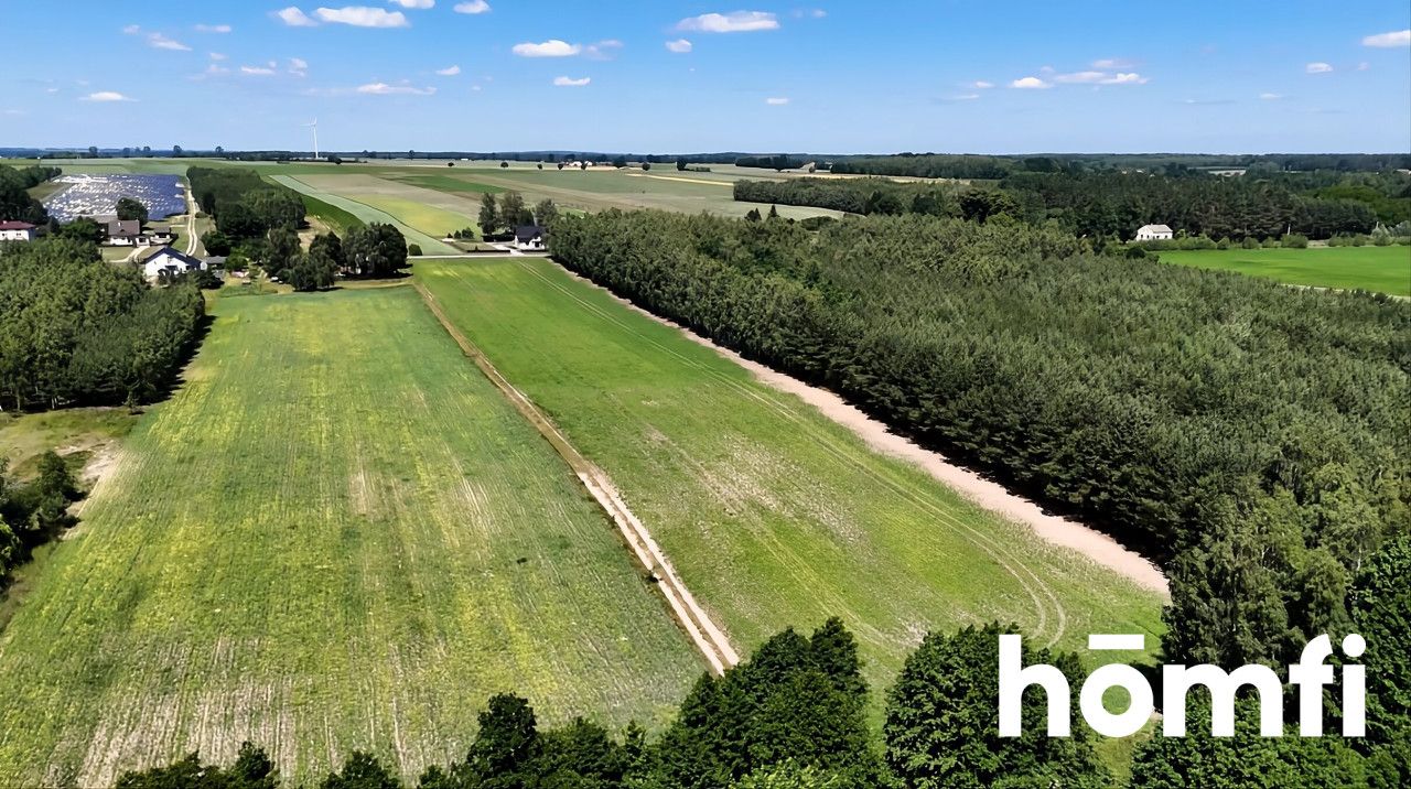 1.66 ha plot with zoning for 8 houses and a commercial building – Jedlanka Stara, Iłża Commune - Plot - Sale - Radomski, Iłża / Jedlanka Stara