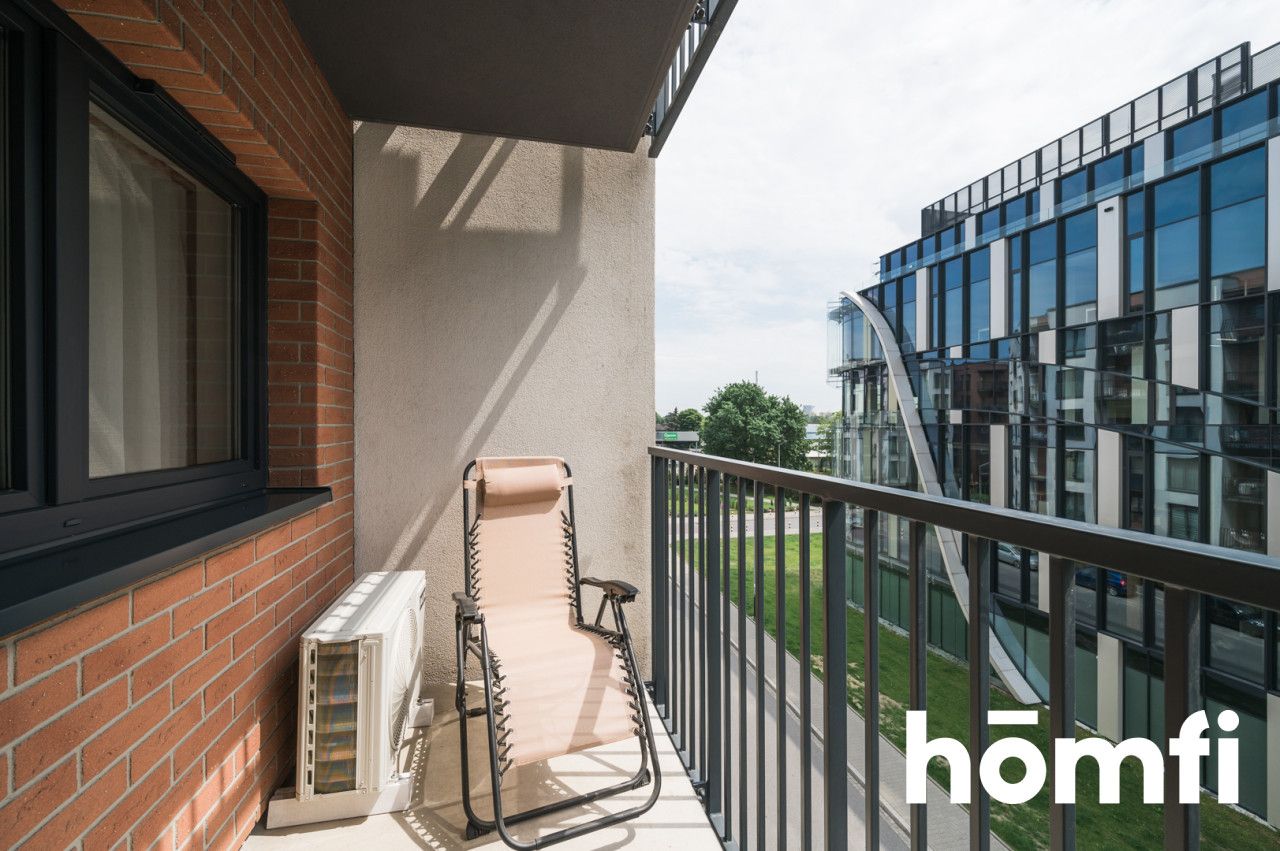 BRIGHT APARTMENT 10 MIN FROM THE CENTER | 40M2 | 2 ROOMS | AIR CONDITIONING | PARKING SPACE IN THE GARAGE | BALCONY | CLOSE TO GALERIA KAZIMIERZ | UL. KLIMECKIEGO | ZABŁOCIE CENTER - Apartment - Rent - Kraków, Zabłocie