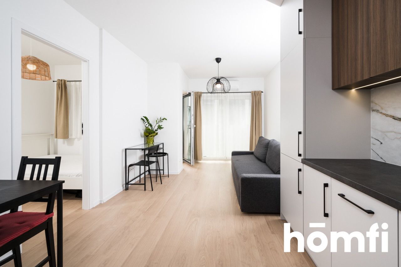 BRIGHT APARTMENT 10 MIN FROM THE CENTER | 40M2 | 2 ROOMS | AIR CONDITIONING | PARKING SPACE IN THE GARAGE | BALCONY | CLOSE TO GALERIA KAZIMIERZ | UL. KLIMECKIEGO | ZABŁOCIE CENTER - Apartment - Rent - Kraków, Zabłocie