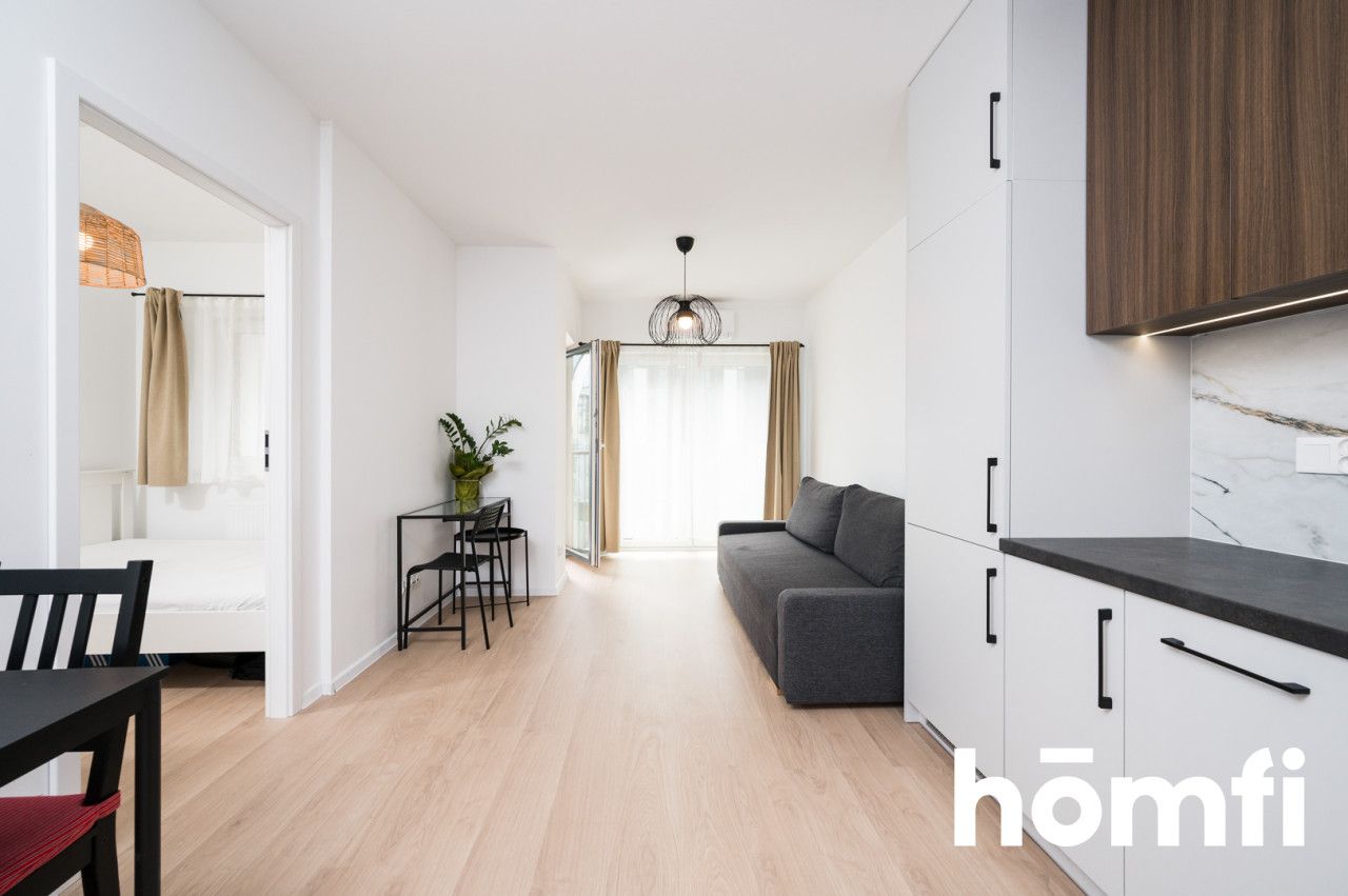BRIGHT APARTMENT 10 MIN FROM THE CENTER | 40M2 | 2 ROOMS | AIR CONDITIONING | PARKING SPACE IN THE GARAGE | BALCONY | CLOSE TO GALERIA KAZIMIERZ | UL. KLIMECKIEGO | ZABŁOCIE CENTER - Apartment - Rent - Kraków, Zabłocie