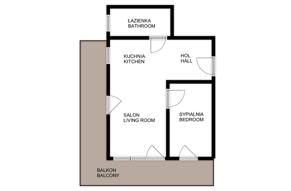 A cosy two-bedroom flat to rent - Квартира - Оренда - Wrocław