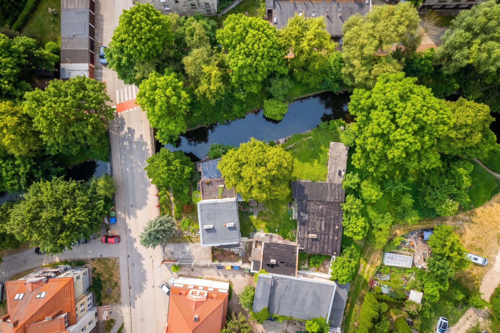 Detached house by the river in the center of Ostroda - House - Sale - Ostródzki, Ostróda