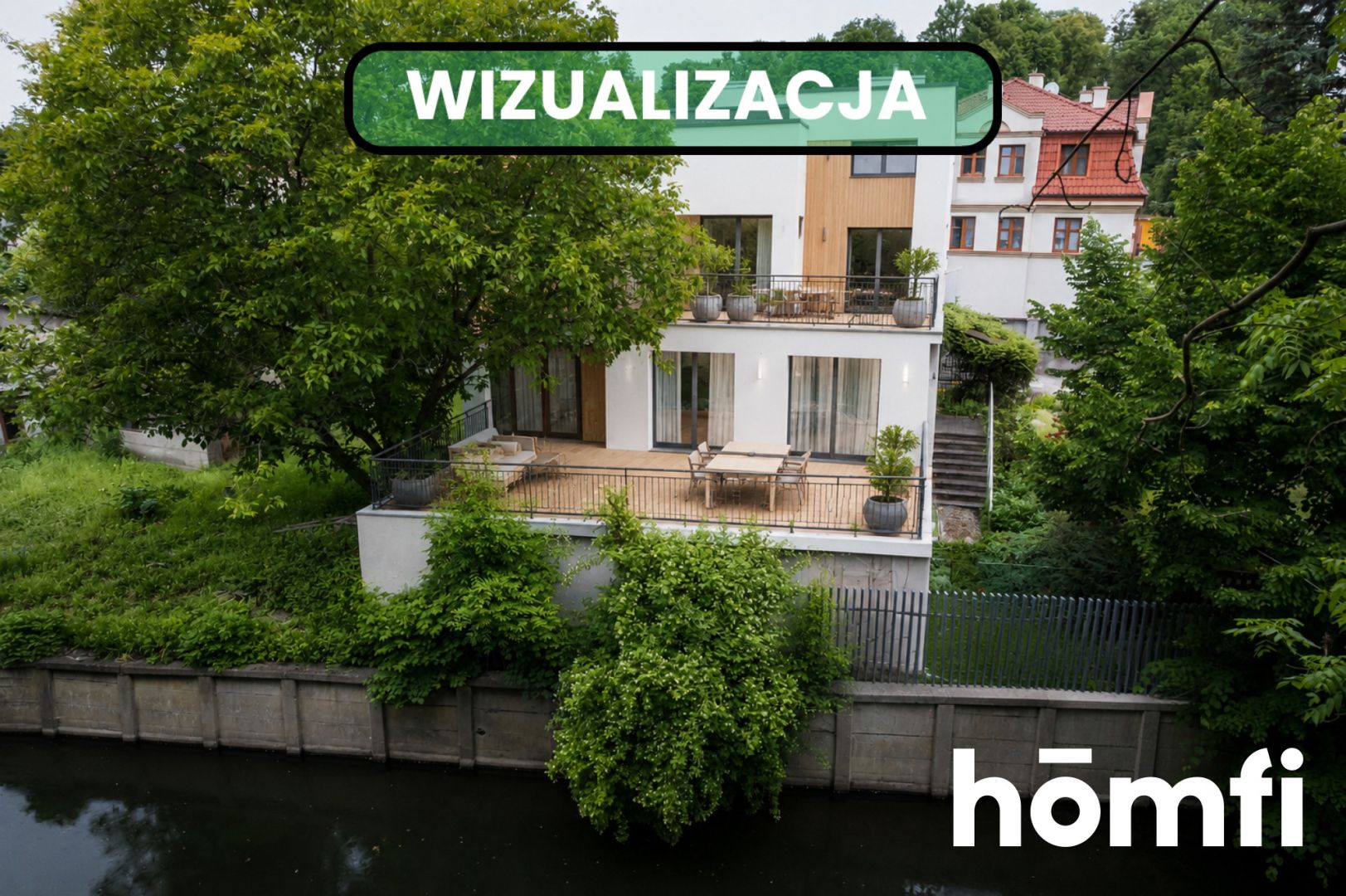 Detached house by the river in the center of Ostroda - Дім - Продаж - Ostródzki, Ostróda