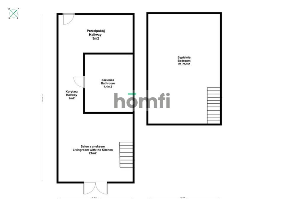 New 2-level flat in Iwiny! First tenancy, 51m² - Квартира - Оренда - Wrocławski, Siechnice / Iwiny