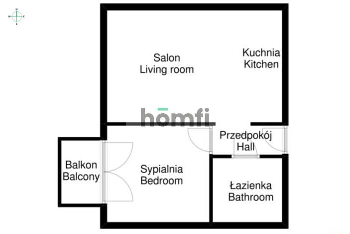 one bedroom 34sqm - Grunwaldzki Plaza, Polaka St. - Apartment - Rent - Wrocław, Śródmieście