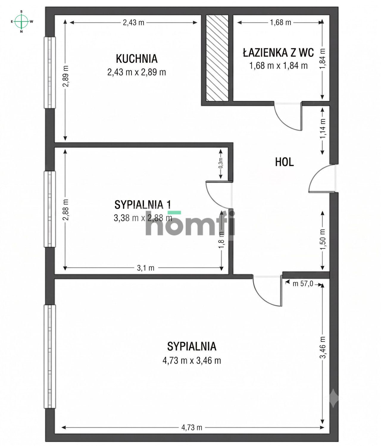 For rent | Piekary Slaskie | 2 rooms - Apartment - Rent - Piekary Śląskie, Kamień
