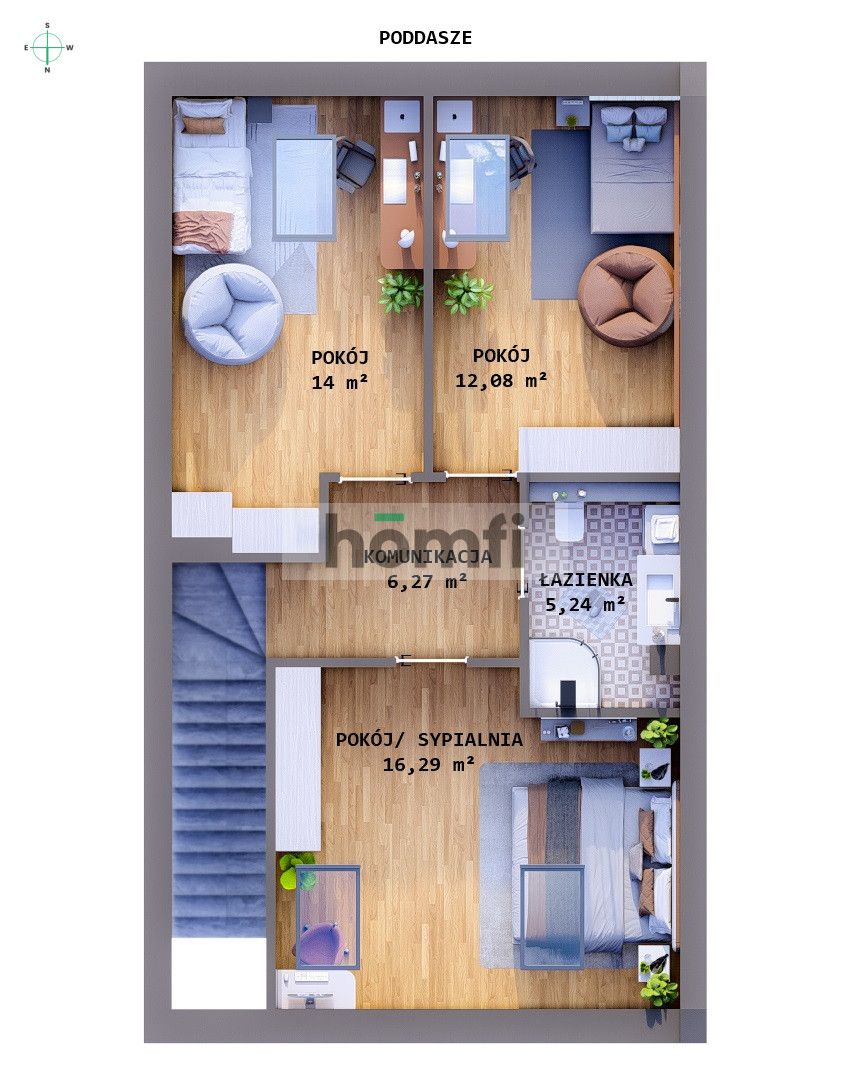 APARTMENT LIKE A HOME ! 6 rooms | 117 m² | 2 levels | 2 parking spaces - Apartment - Sale - Rzeszów, Słocina