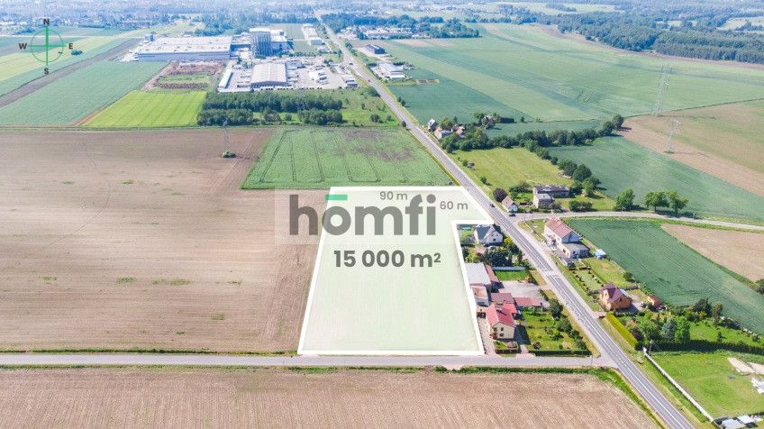 1.5 ha Investment Land | DW901 Pniów near Gliwice - Ділянка - Продаж - Gliwicki, Toszek / Pniów