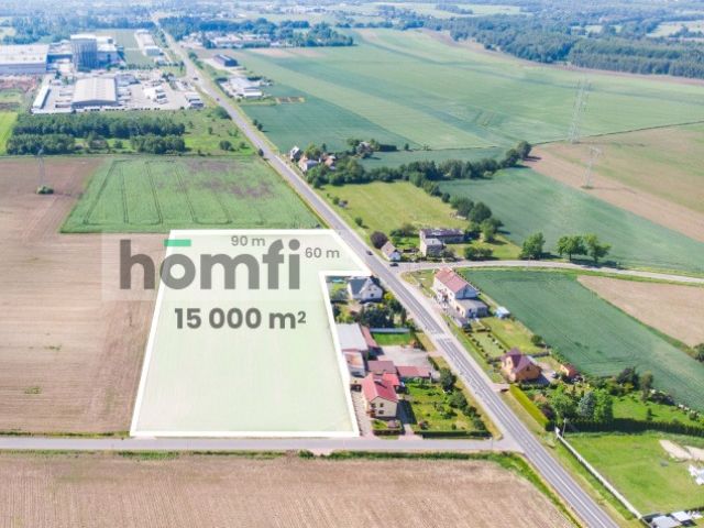 1.5 ha Investment Land | DW901 Pniów near Gliwice - Plot - Sale - Gliwicki, Toszek / Pniów