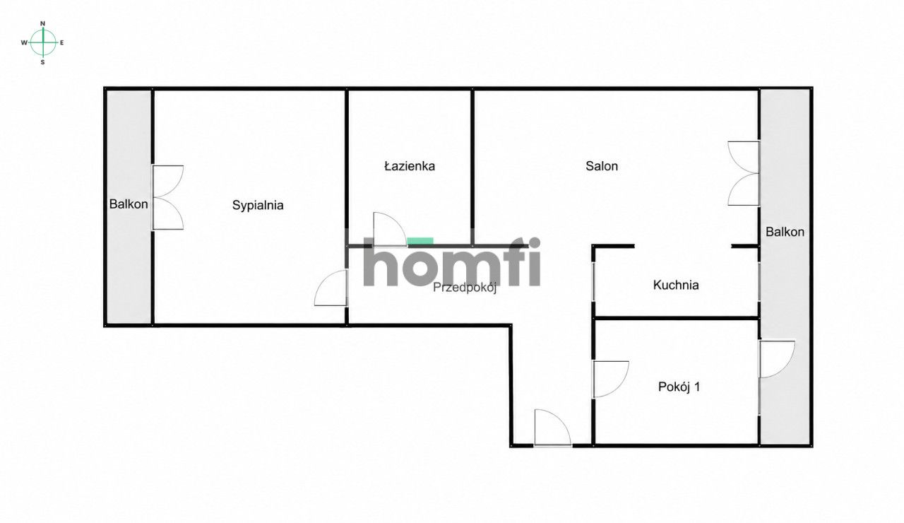 3-ROOM APARTMENT FOR RENT, 66 m², DĄBIE - Apartment - Rent - Kraków, Śródmieście / Grzegórzki