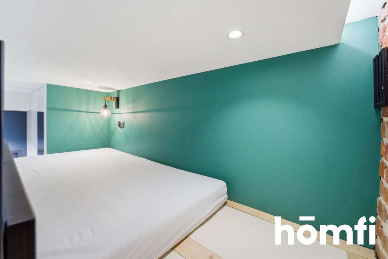 Unique loft-style studio flat with a mezzanine - Apartment - Rent - Gliwice, Śródmieście