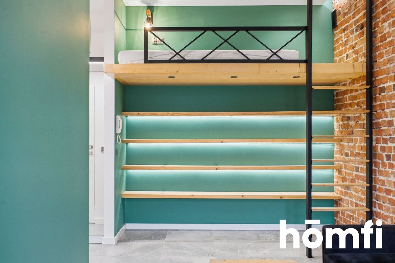 Unique loft-style studio flat with a mezzanine - Apartment - Rent - Gliwice, Śródmieście
