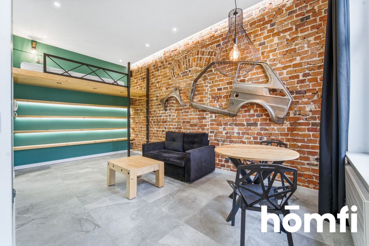 Unique loft-style studio flat with a mezzanine - Apartment - Rent - Gliwice, Śródmieście