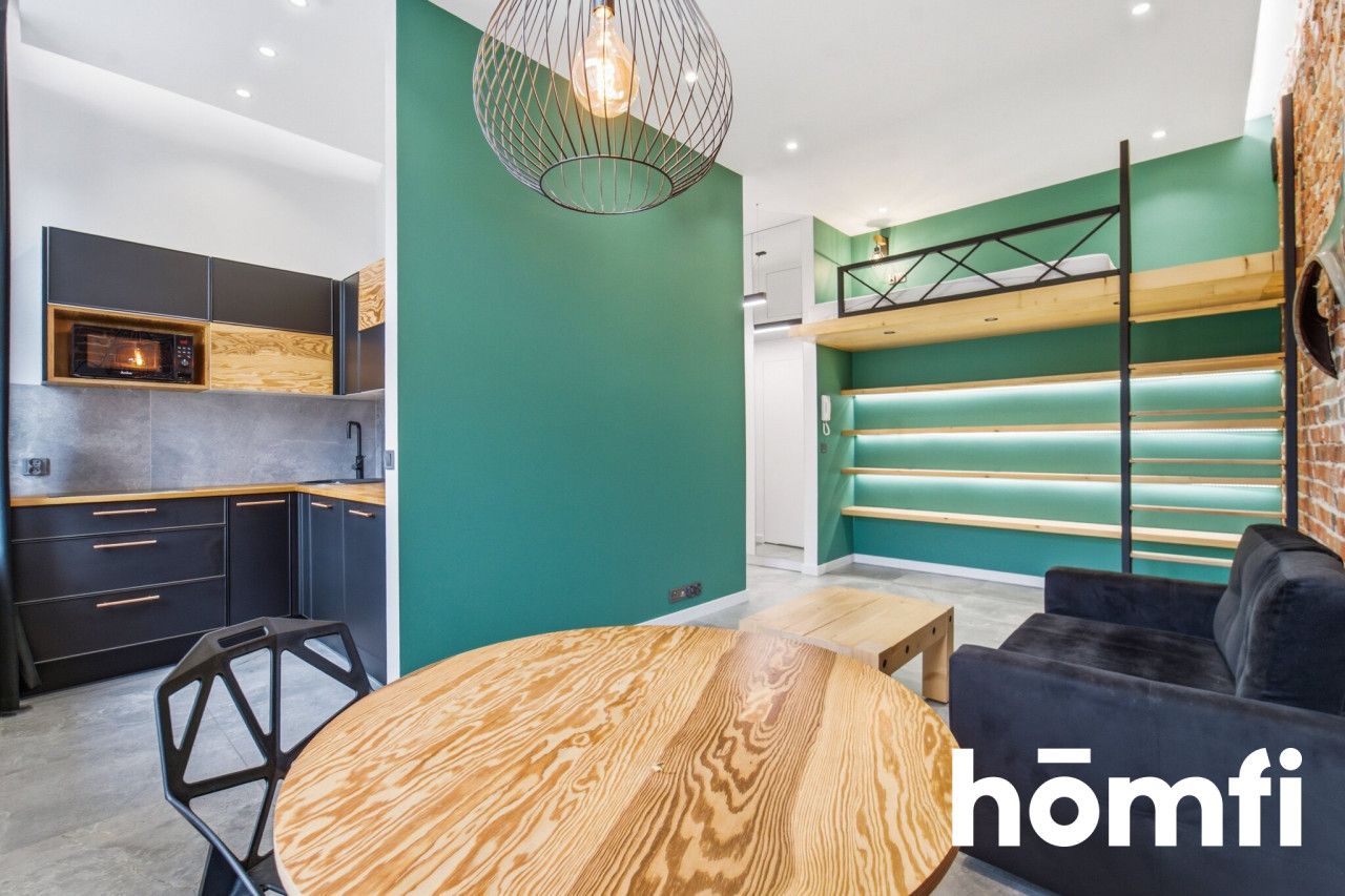 Unique loft-style studio flat with a mezzanine - Apartment - Rent - Gliwice, Śródmieście