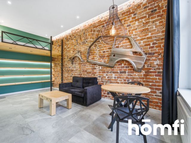 Unique loft-style studio flat with a mezzanine - Apartment - Rent - Gliwice, Śródmieście