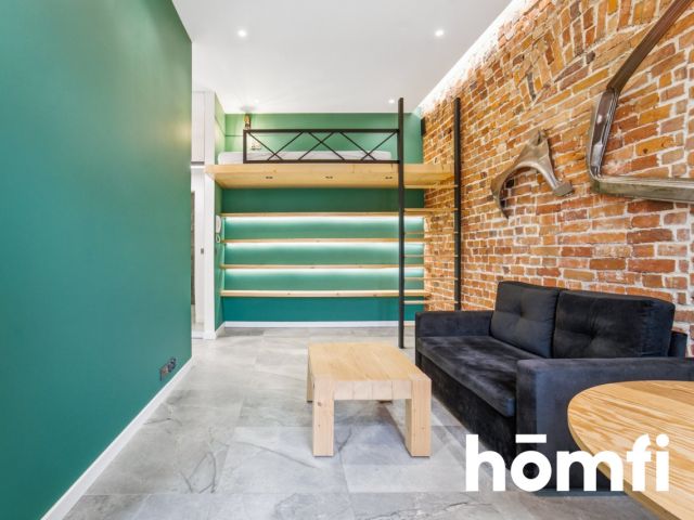 Unique loft-style studio flat with a mezzanine - Apartment - Rent - Gliwice, Śródmieście