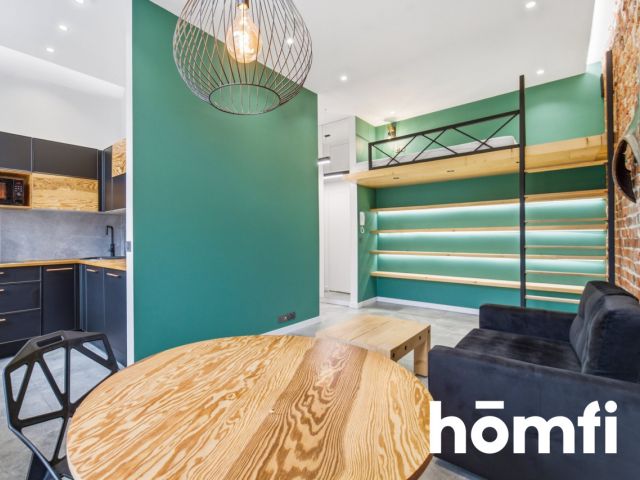 Unique loft-style studio flat with a mezzanine - Apartment - Rent - Gliwice, Śródmieście