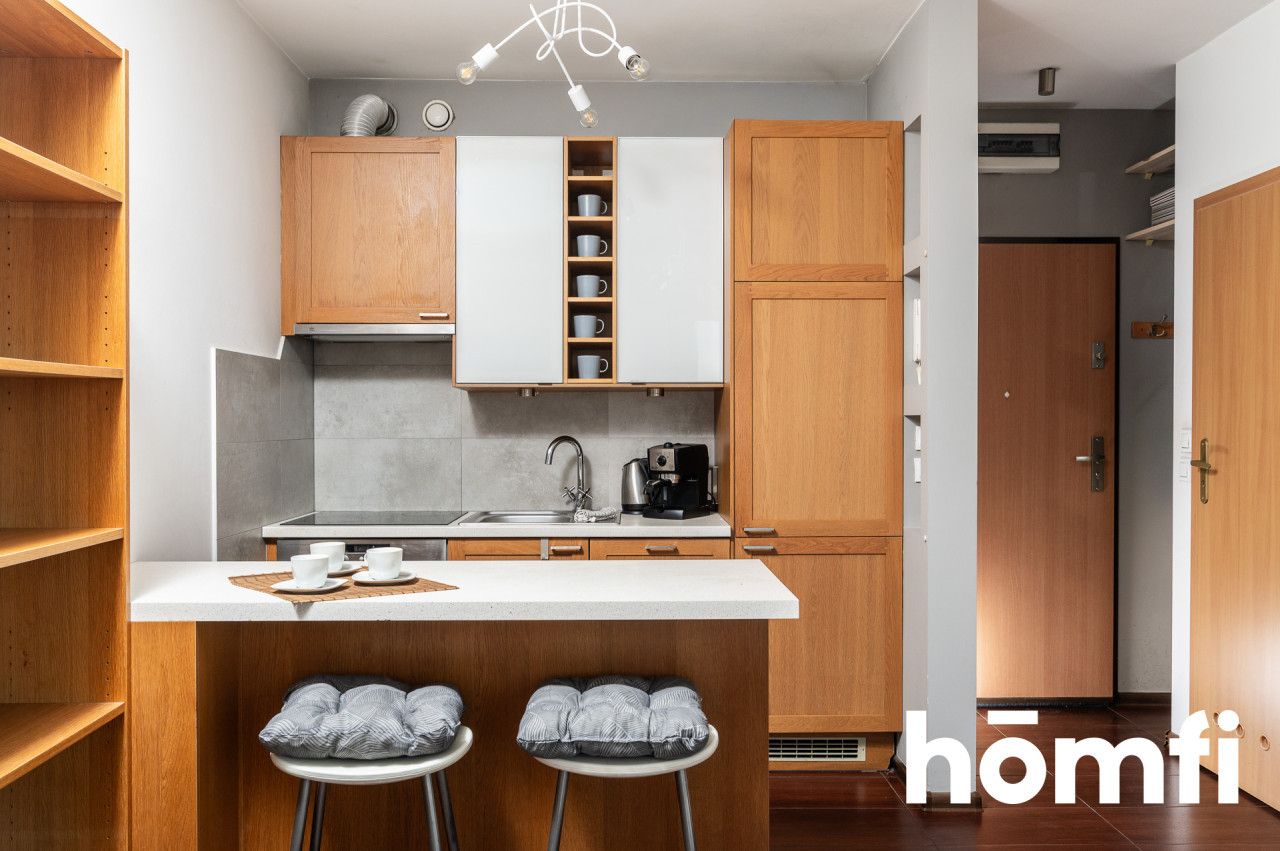 Na wynajem: 2 pokoje (34 m²) z loggią i garażem podziemnym | Osiedle Europejskie, ul. Lubostroń - Mieszkanie - Wynajem - Kraków, Podgórze / Dębniki