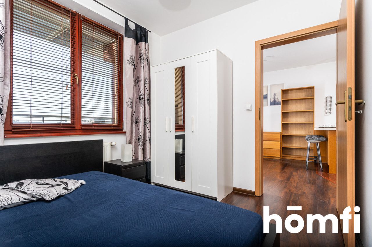 Na wynajem: 2 pokoje (34 m²) z loggią i garażem podziemnym | Osiedle Europejskie, ul. Lubostroń - Mieszkanie - Wynajem - Kraków, Podgórze / Dębniki