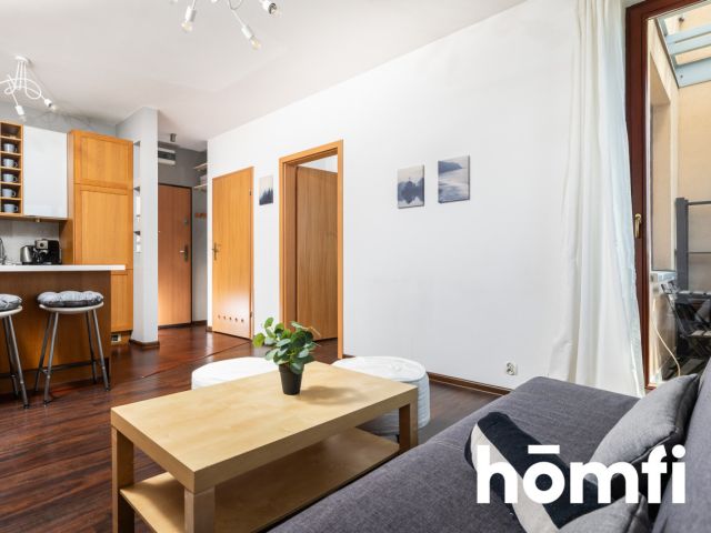 Na wynajem: 2 pokoje (34 m²) z loggią i garażem podziemnym | Osiedle Europejskie, ul. Lubostroń - Mieszkanie - Wynajem - Kraków, Podgórze / Dębniki