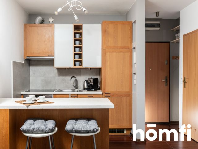 Na wynajem: 2 pokoje (34 m²) z loggią i garażem podziemnym | Osiedle Europejskie, ul. Lubostroń - Mieszkanie - Wynajem - Kraków, Podgórze / Dębniki