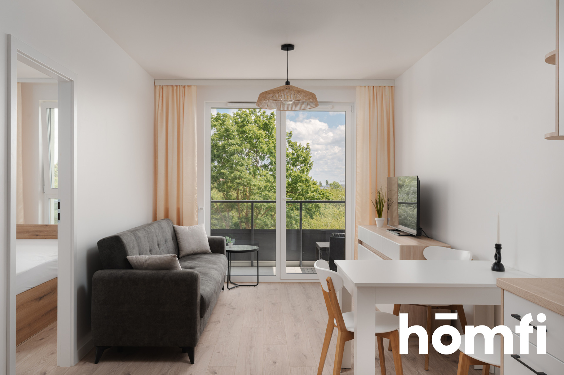2-room, balcony, with parking - Develia via Flora - Apartment - Rent - Gdańsk, Chełm