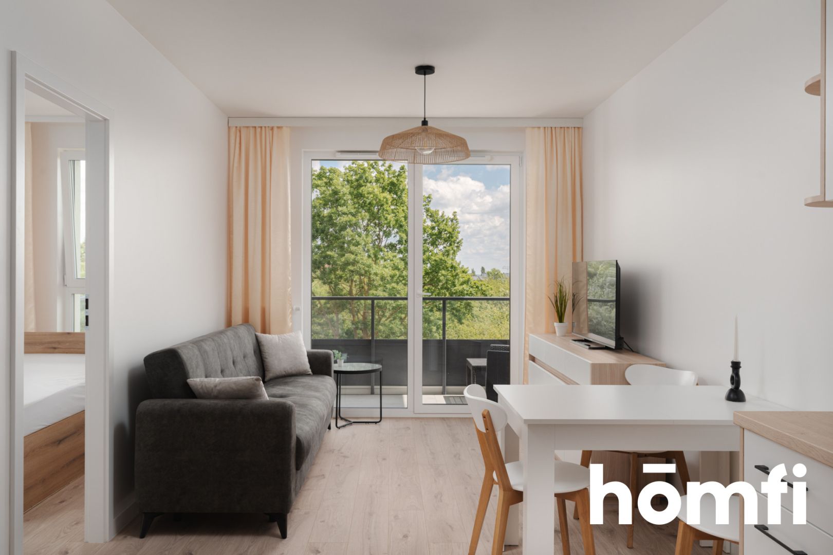 2-room, balcony, with parking - Develia via Flora - Apartment - Rent - Gdańsk, Chełm
