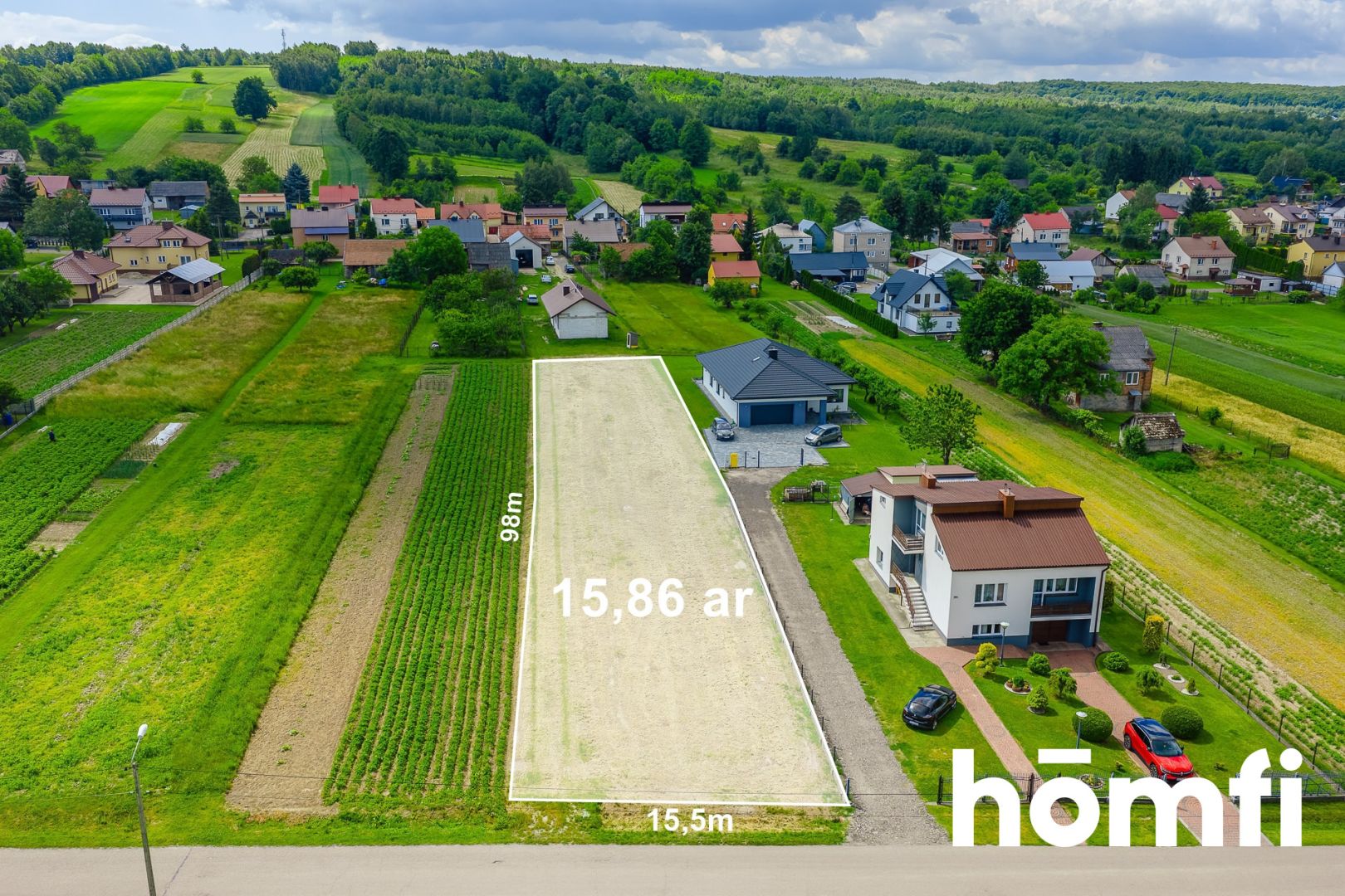 Plot with zoning conditions (WZ) | Water and sewage on the plot - Plot - Sale - Ropczycko-Sędziszowski, Sędziszów Małopolski / Będziemyśl