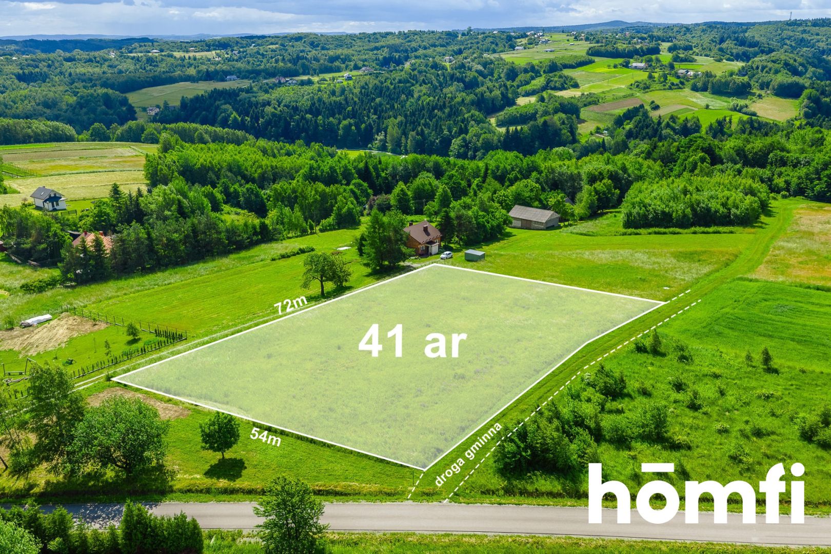 Building permit | zoning decision | Scenic View - Plot - Sale - Rzeszowski, Lubenia / Straszydle