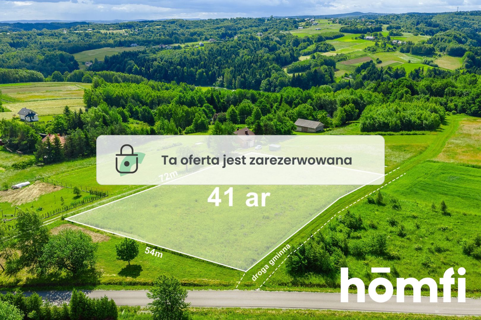 Building permit | zoning decision | Scenic View - Ділянка - Продаж - Rzeszowski, Lubenia / Straszydle