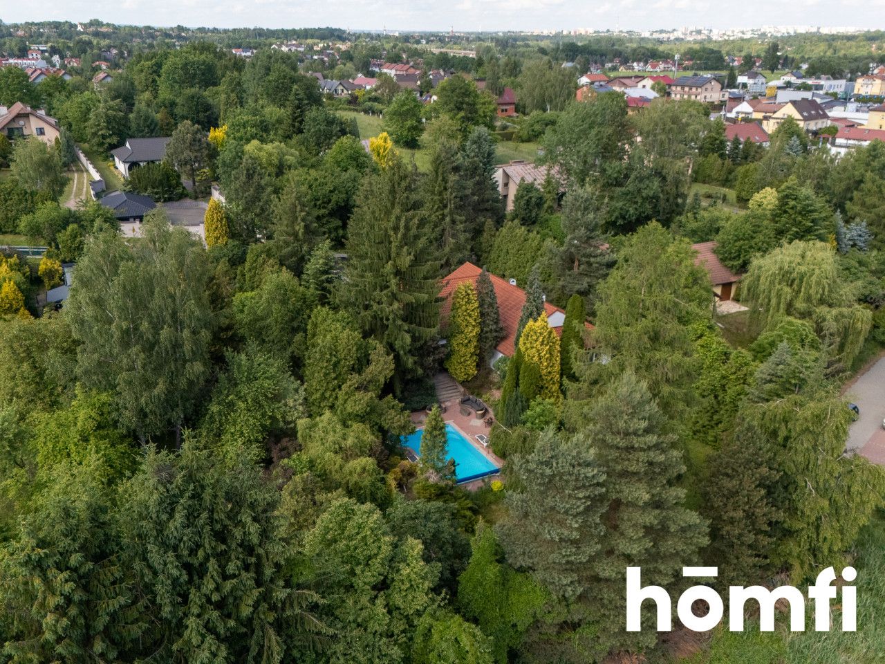 Single-story villa with pool and fireplace | Krakow - House - Sale - Kraków