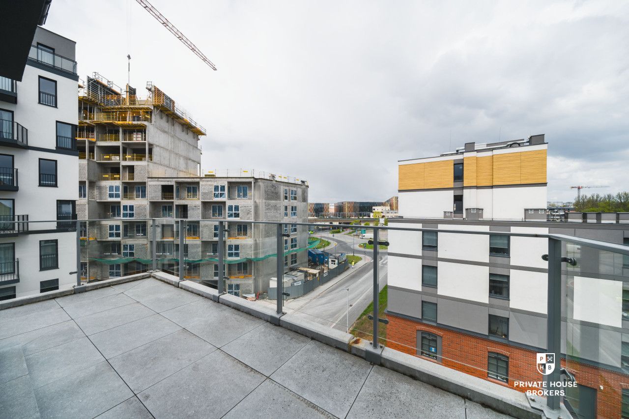 Apartament 43m2 z dużym balkonem Ap. Novum Rakowicka - Mieszkanie - Wynajem - Kraków, Śródmieście / Stare Miasto