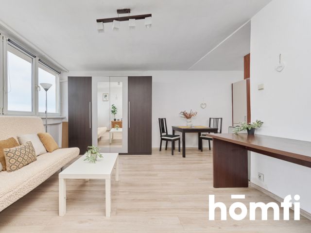 Studio apartment with a panoramic city view - Apartment - Rent - Wrocław, Krzyki / Krzyki