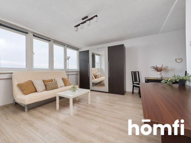 Studio apartment with a panoramic city view - Apartment - Rent - Wrocław, Krzyki / Krzyki