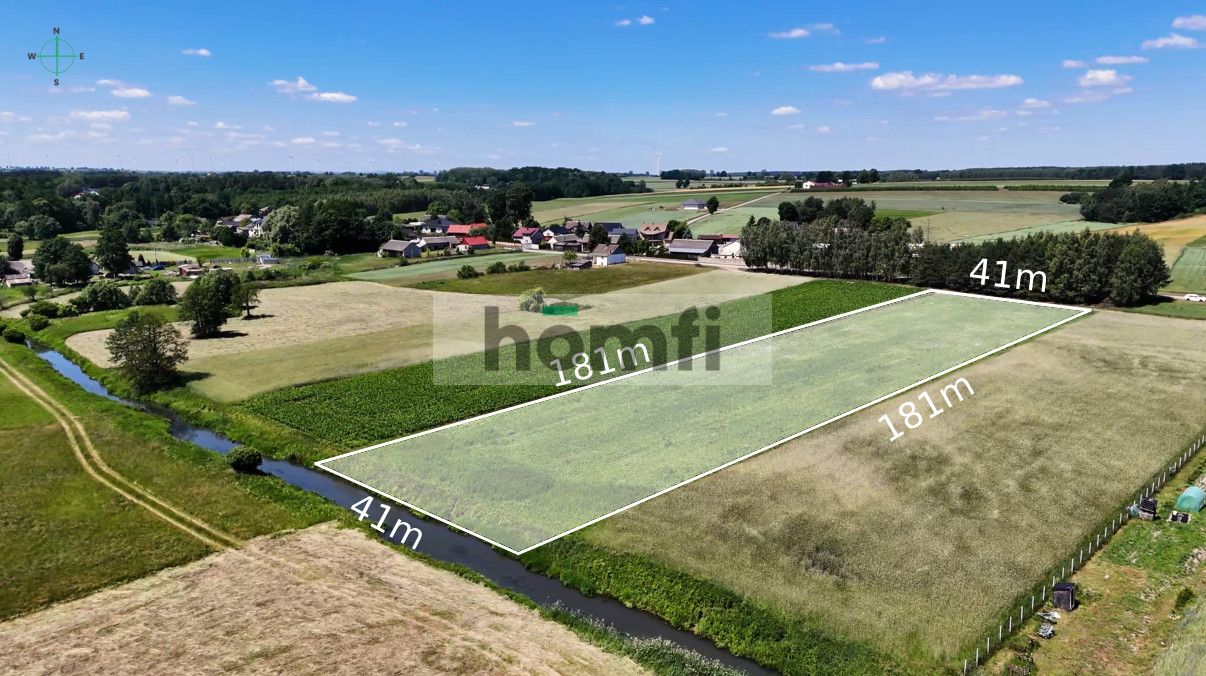 7,400 m² of peace and quiet. Build your own - Plot - Sale - Radomski, Iłża / Jedlanka Stara
