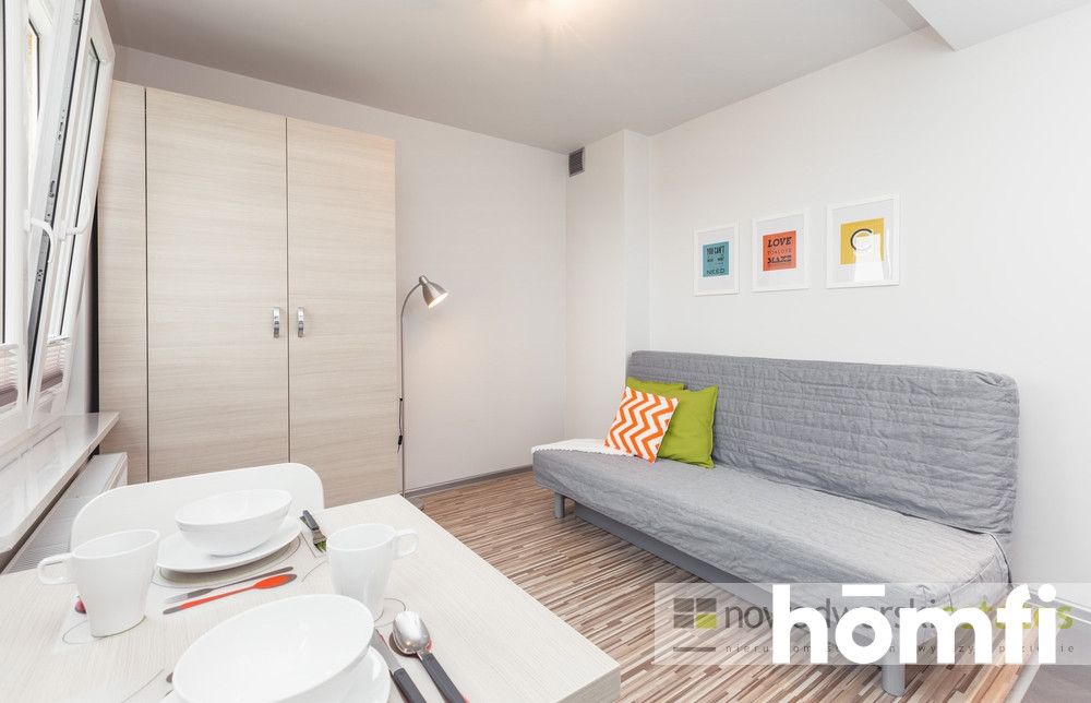 A Cozy Studio With a View Dobrego Pasterza Street/ Quattro Business Park/ Aquapark/ Serenada - Apartment - Rent - Kraków, Śródmieście / Prądnik Czerwony