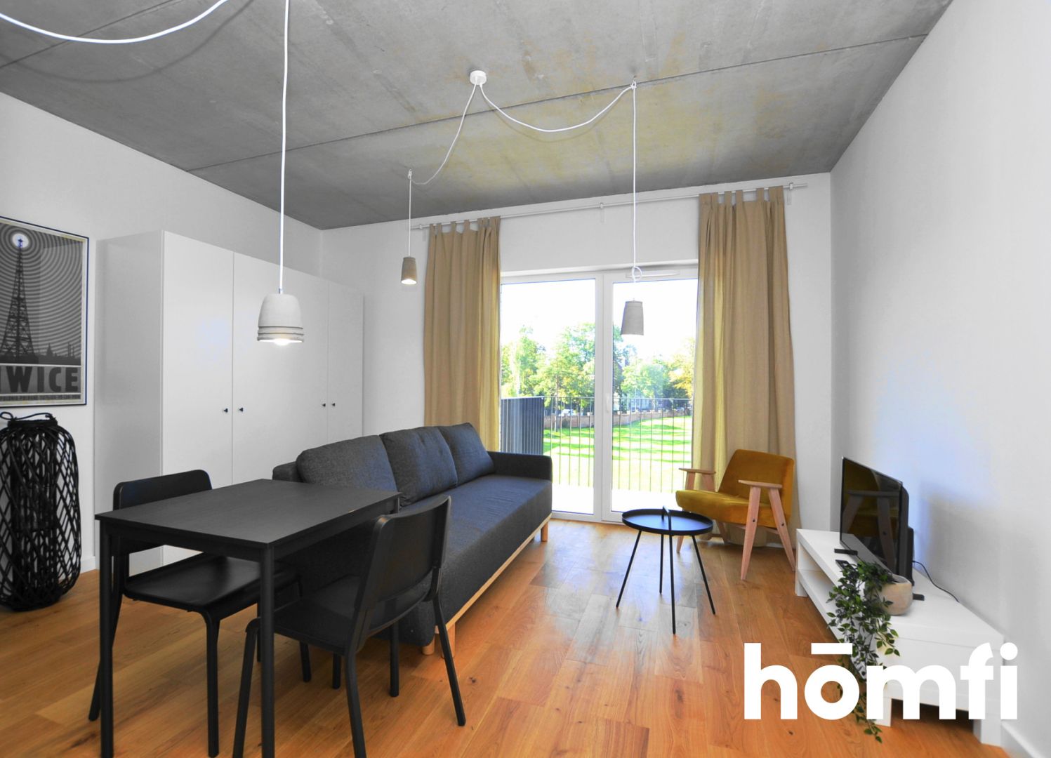 1-room the apartment in the Gliwice. - Apartment - Rent - Gliwice, Wojska Polskiego