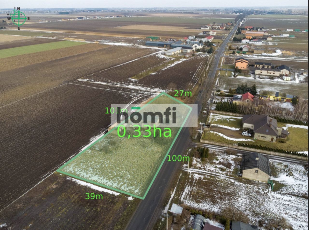 PLOT WITH EXISTING BUILDINGS – 3,100 m² | BŁONIE, ŁĘCZYCA COMMUNE - Ділянка - Продаж - Łęczycki, Łęczyca / Błonie