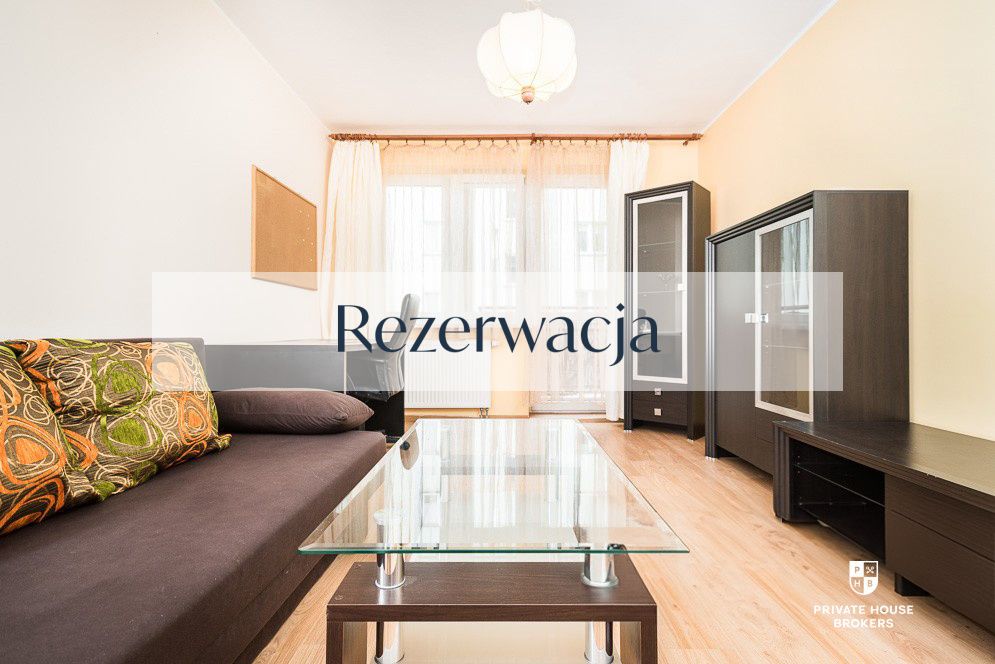 Comfortable, fully furnished two rooms apartment with a balcony and a garage - Apartment - Sale - Kraków, Nowa Huta / Oświecenia