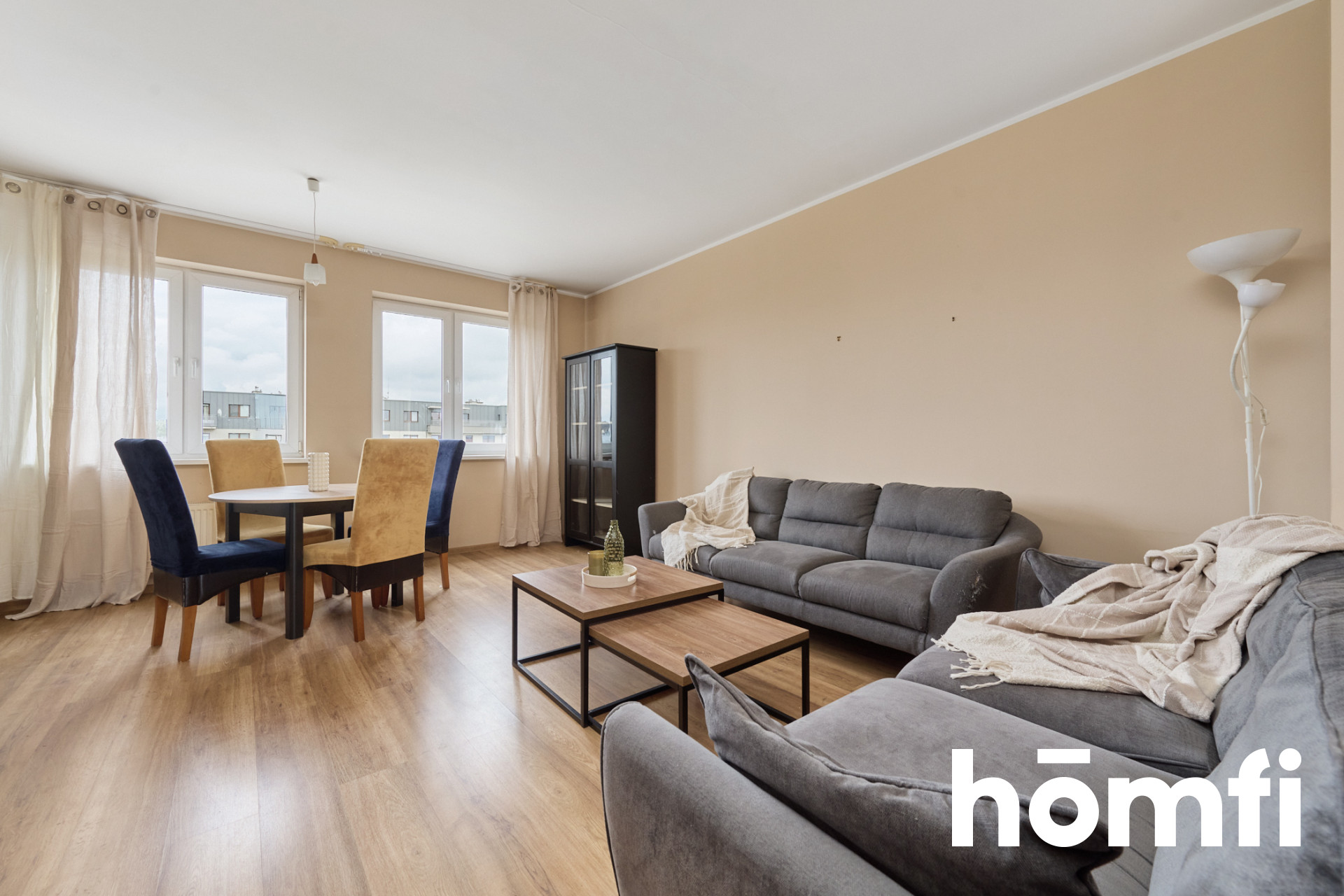 Spacious 80m2, 3 rooms with AC, Trawowa St. - Apartment - Rent - Wrocław, Fabryczna / Muchobór Wielki